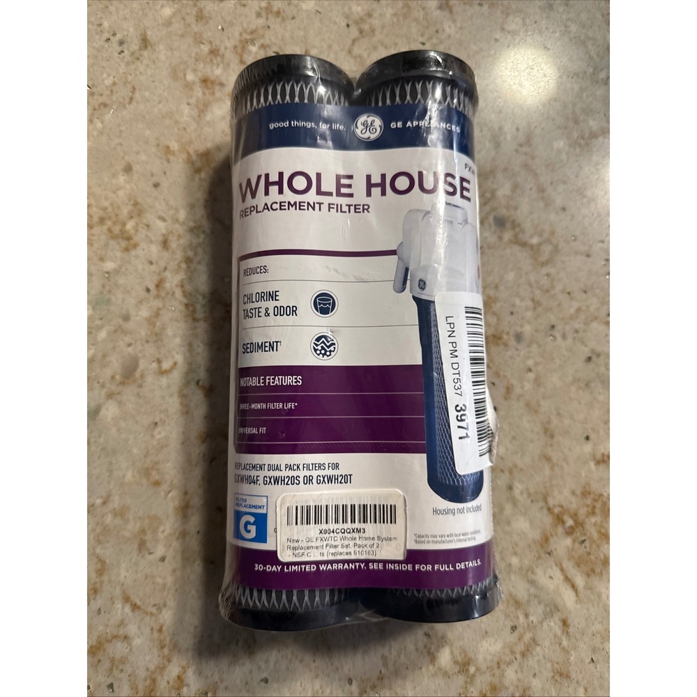 GE‎ Whole House Replacement Water Filter FXWTC 2 Filters GXWH04F GXWH20S